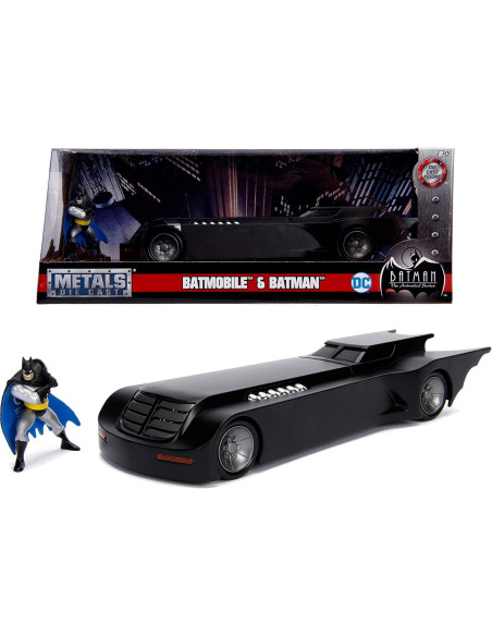 Juguete Batmóvil Jada Toys 1:24 Serie Animada con Figura Juguete Batmóvil Jada Toys 1:24 Serie Animada con Figura