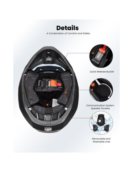 Casco Abierto ILM Z302 para Motocicleta Verde Militar Pequeño