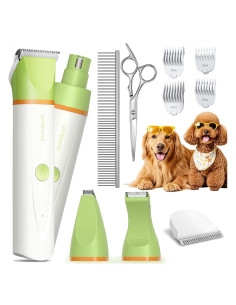 Cortadora de Pelo para Mascotas Unibono YP-7116 Verde Recargable