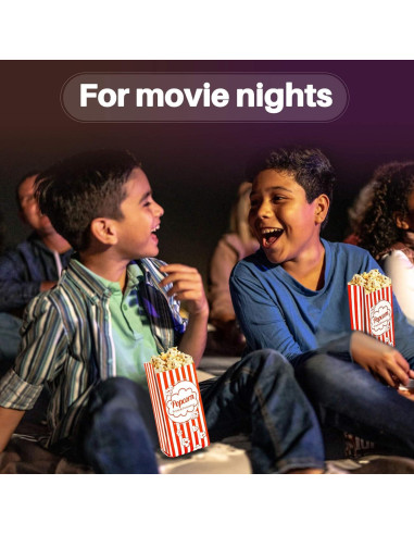 100 Bolsas Desechables para Palomitas MAQIHAN 21x9cm