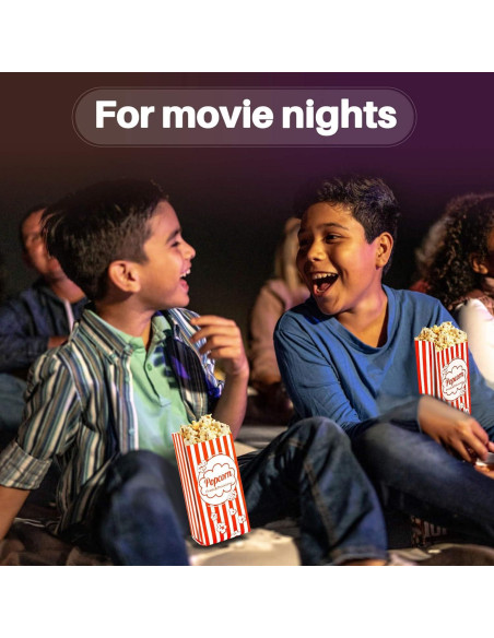 100 Bolsas Desechables para Palomitas MAQIHAN 21x9cm