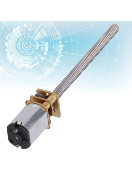 Motor de Engranaje DC 6V FUZHUI M4x55mm para Robótica