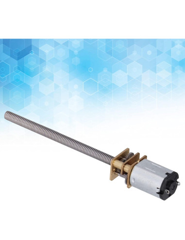 Motor de Engranaje DC 6V FUZHUI M4x55mm para Robótica