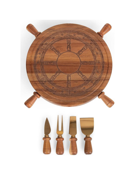 Tabla de Queso Lazy Susan PICNIC TIME con Cuchillos 29cm