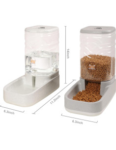 Comedero Automático Elevon 3.8L para Gatos y Perros 2