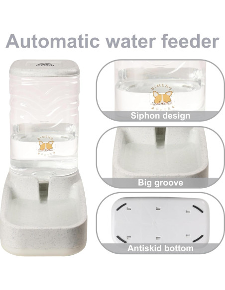 Comedero Automático Elevon 3.8L para Gatos y Perros