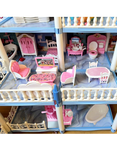 Juego de Muebles para Casa de Muñecas 35 Pcs SHENGJIAAO