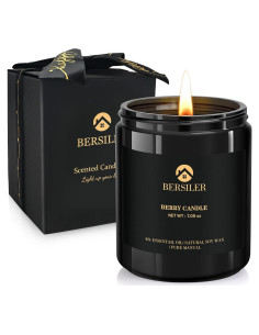 Vela Aromática Masculina Bersiler de Soja 200g - Fragancia Sándalo