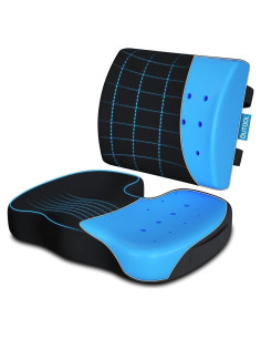 Cojín de Espuma Viscoelástica Qutool con Almohada Lumbar