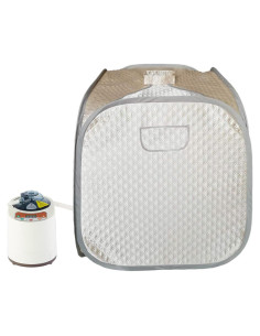 Sauna de Vapor Portátil Smartmak 2L Control Remoto Champán
