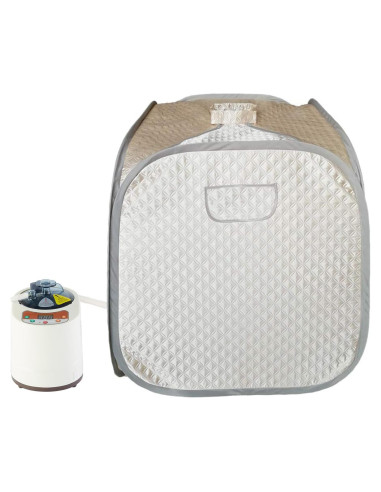 Sauna de Vapor Portátil Smartmak 2L Control Remoto Champán
