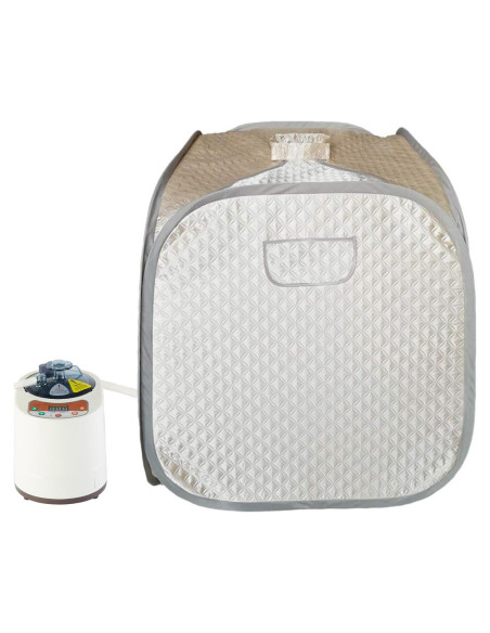 Sauna de Vapor Portátil Smartmak 2L Control Remoto Champán