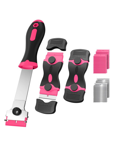 Juego de 3 Raspadores de Cuchillas Ywmoml con 60 Cuchillas