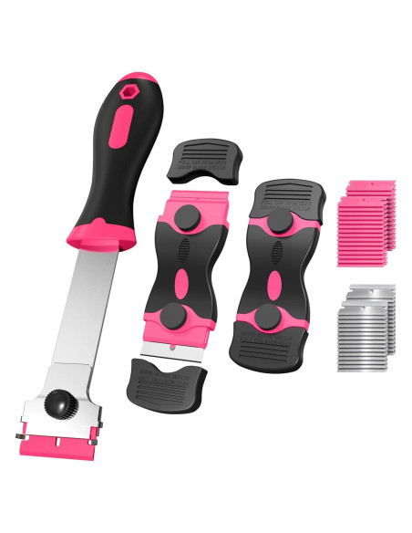 Juego de 3 Raspadores de Cuchillas Ywmoml con 60 Cuchillas