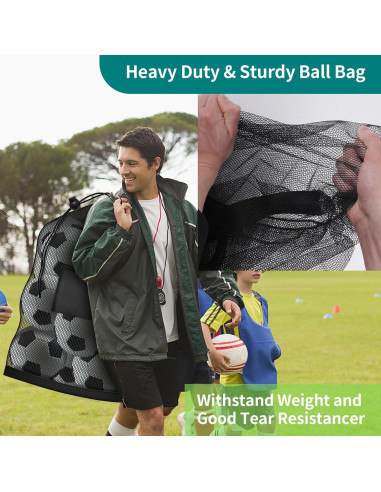 Bolsa de Balones Hoiny Extra Grande 101.6x76.2 cm Malla