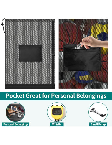 Bolsa de Balones Hoiny Extra Grande 101.6x76.2 cm Malla