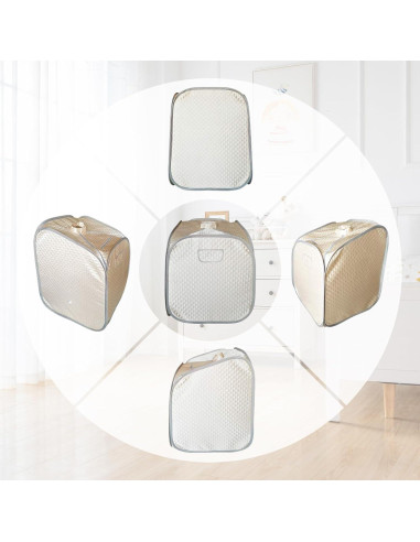 Sauna de Vapor Portátil Smartmak 2L Control Remoto Champán