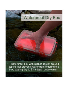 Caja Secadora Impermeable Uxwuy 8010 Naranja 23.9x16.5cm 2