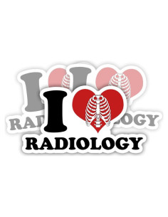 Calcomanías SODAVA Radiología 3 Piezas Caricatura