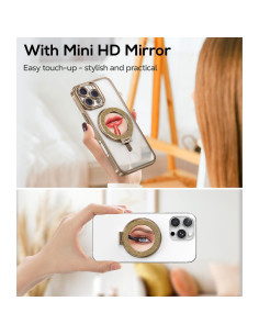 Soporte de Anillo Magnético Meifigno con Espejo para iPhone 2