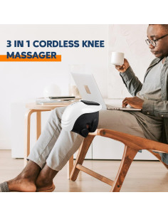 Masajeador de Rodilla Inalámbrico IeBilif con Calor y Vibración 2