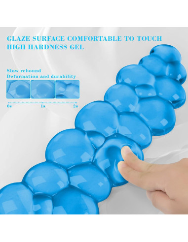 Reposamuñecas de Gel Nube KEPUTAIER Azul Ergonómico