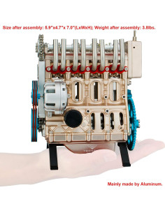 Kit de ensamblaje motor 4 cilindros DjuiinoStar 300 piezas 2