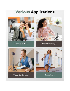 Trípode para Teléfono Sensyne 60" con Control Remoto Inalámbrico 2