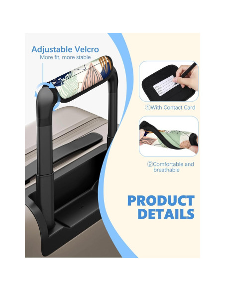 Funda de Mango de Equipaje Slohif 5 Pcs Neopreno Confortable