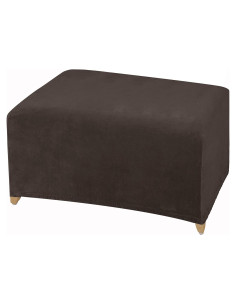 Funda de Ottoman LUSHVIDA - Taburete Rectangular Café