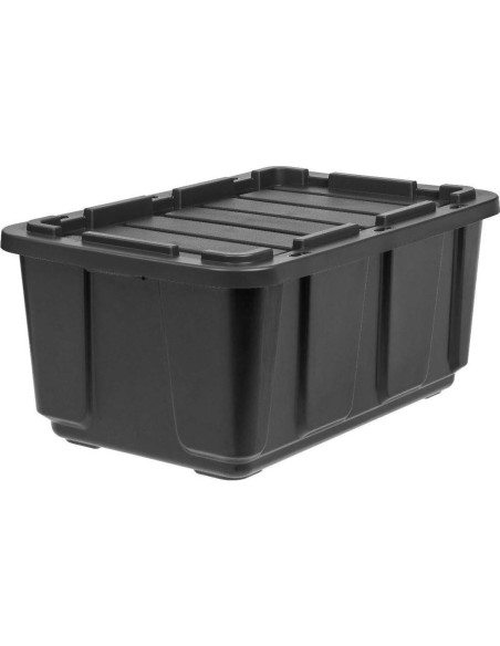 Caja de Almacenamiento IRIS USA 102.1L Negra - Paquete de 4