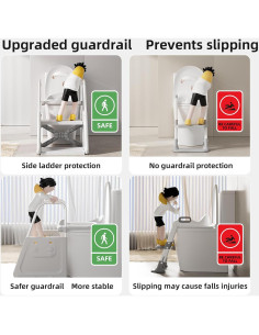 Escalera Ajustable CheerKid para Niños - Entrenamiento Baño y Cocina 2