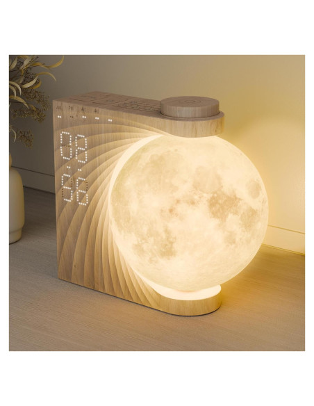 Reloj Despertador AIRIVO con Luz de Amanecer y Sonidos