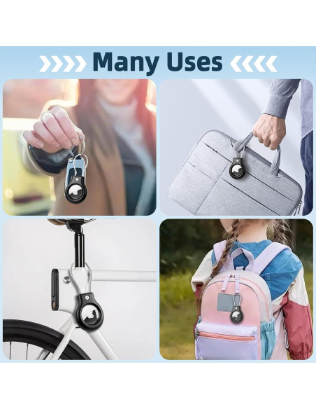 Soporte para AirTag TNSNK con cable de alambre - 2 paquetes