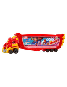 Transportador Marvel Hulkbuster Hot Wheels 10 Vehículos 1:64