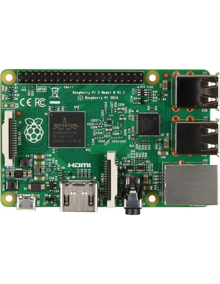 Escritorio Raspberry Pi 2 Modelo B - CPU Quad Core 900 MHz, 1GB RAM