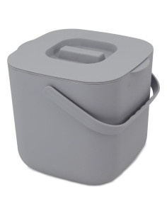 Bin de Compostaje de Cocina Jaderlu 7L Gris con Tapa