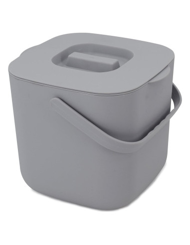 Bin de Compostaje de Cocina Jaderlu 7L Gris con Tapa