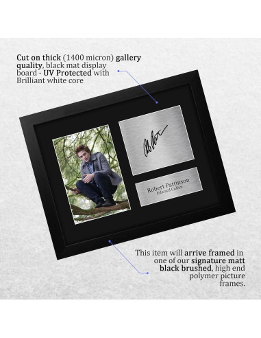 Foto Enmarcada Robert Pattinson Crepúsculo Memorabilia 34x26 cm