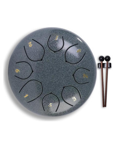 Tambor de Lengua de Acero Ic Iclimetree 17.6 cm 8 Notas Porcelana Jade