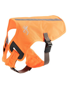 Chaleco de Seguridad para Perros Browning Mediano Naranja Reflectante