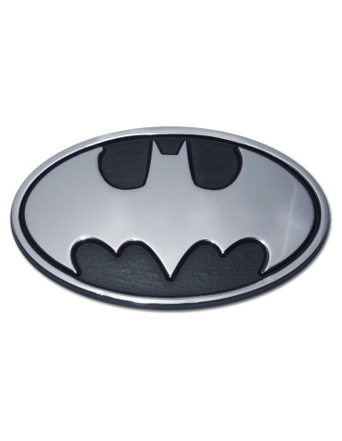 Emblema de Auto Cromo Batman Elektroplate 3.8 x 2.25 cm