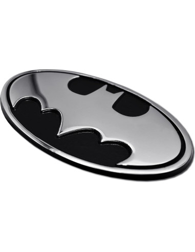 Emblema de Auto Cromo Batman Elektroplate 3.8 x 2.25 cm