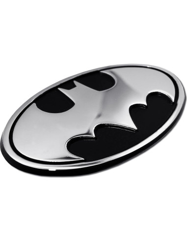 Emblema de Auto Cromo Batman Elektroplate 3.8 x 2.25 cm