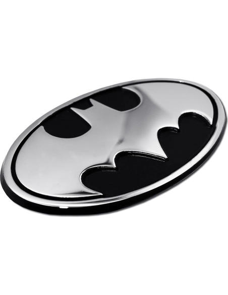 Emblema de Auto Cromo Batman Elektroplate 3.8 x 2.25 cm