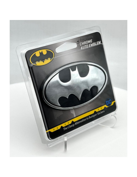 Emblema de Auto Cromo Batman Elektroplate 3.8 x 2.25 cm