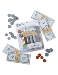 Conjunto de Dinero Simulado Recursos de Aprendizaje 150 Piezas