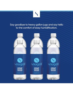 Agua Destilada Snugell para CPAP - 6 Botellas de 500 ml 2