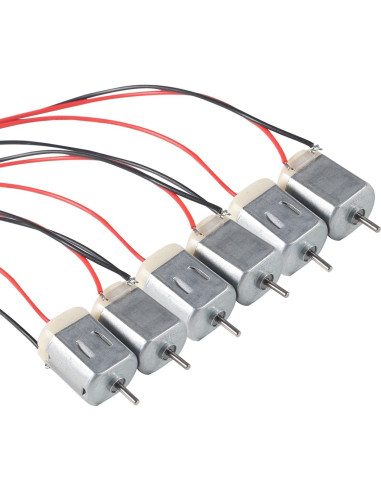 10 Motores DC Mini Tipo 130 QCCAN para Proyectos DIY 1.5V-6V