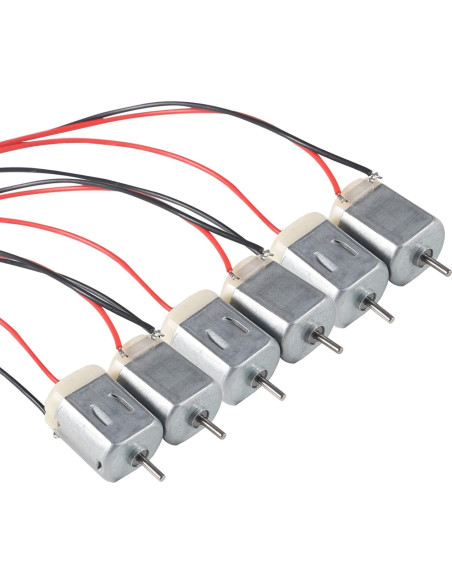 10 Motores DC Mini Tipo 130 QCCAN para Proyectos DIY 1.5V-6V